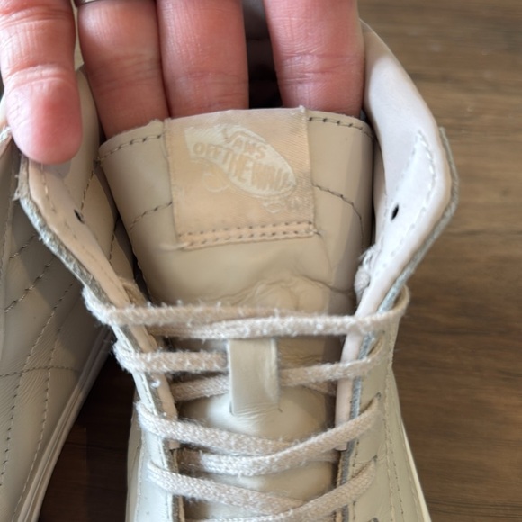VANS Sk8 Hi Reissue Leather Whisper Pink | Women’s 7.5 Men’s 6 - Picture 7 of 10